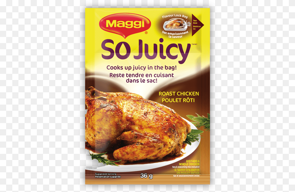 Alt Text Placeholder So Juicy Chicken In A Bag, Advertisement, Food, Poster, Roast Free Png