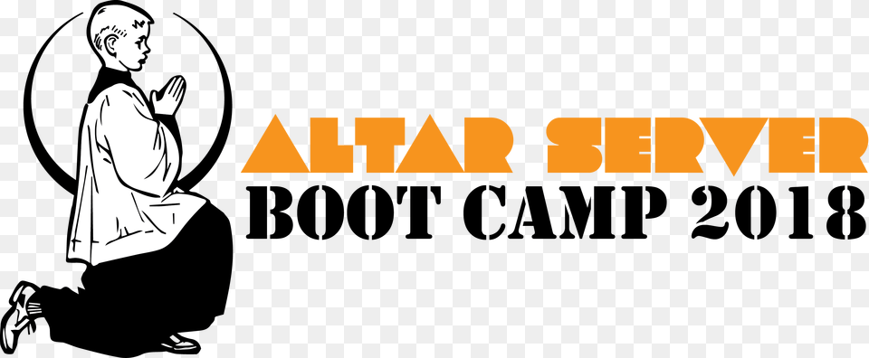 Altar Server Boot Camp La 96 Nike Missile Site, Kneeling, Person, Publication, Book Free Transparent Png