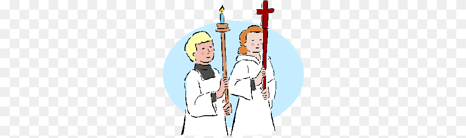 Altar Servers All Saints Catholic Church, Clothing, Coat, Person, People Png Image