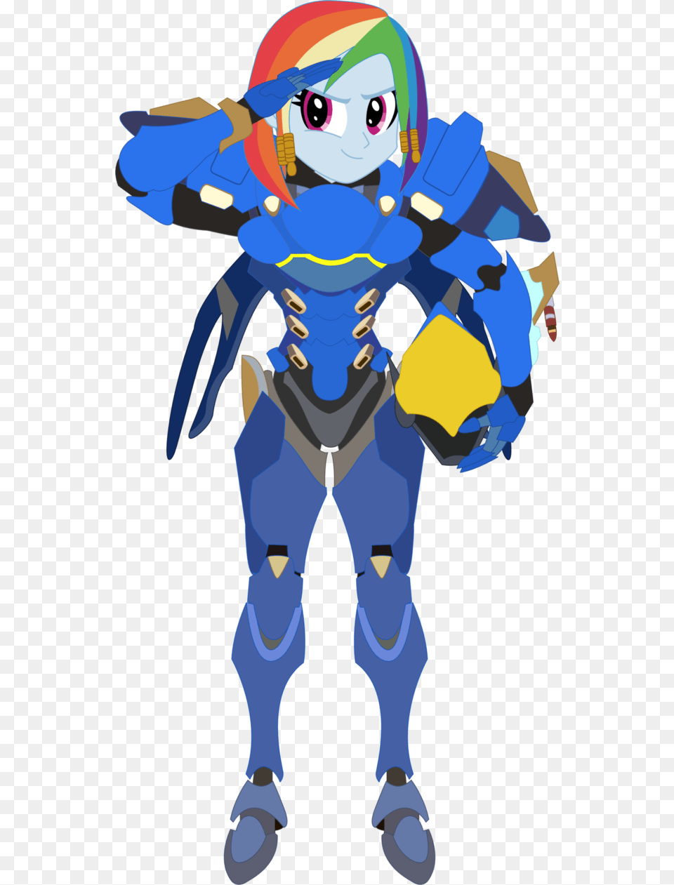 Alternate Hairstyle Armor Artist Overwatch Pharah Pony, Book, Comics, Publication, Baby Free Transparent Png