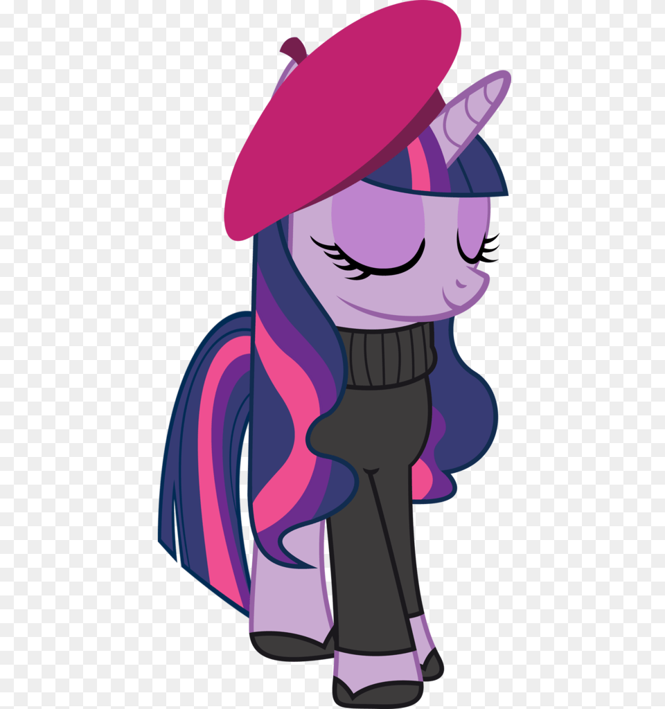 Alternate Hairstyle Beatnik Beret Clothes Safe My Little Pony Rarity Dress, Purple, Clothing, Hat, Book Png Image