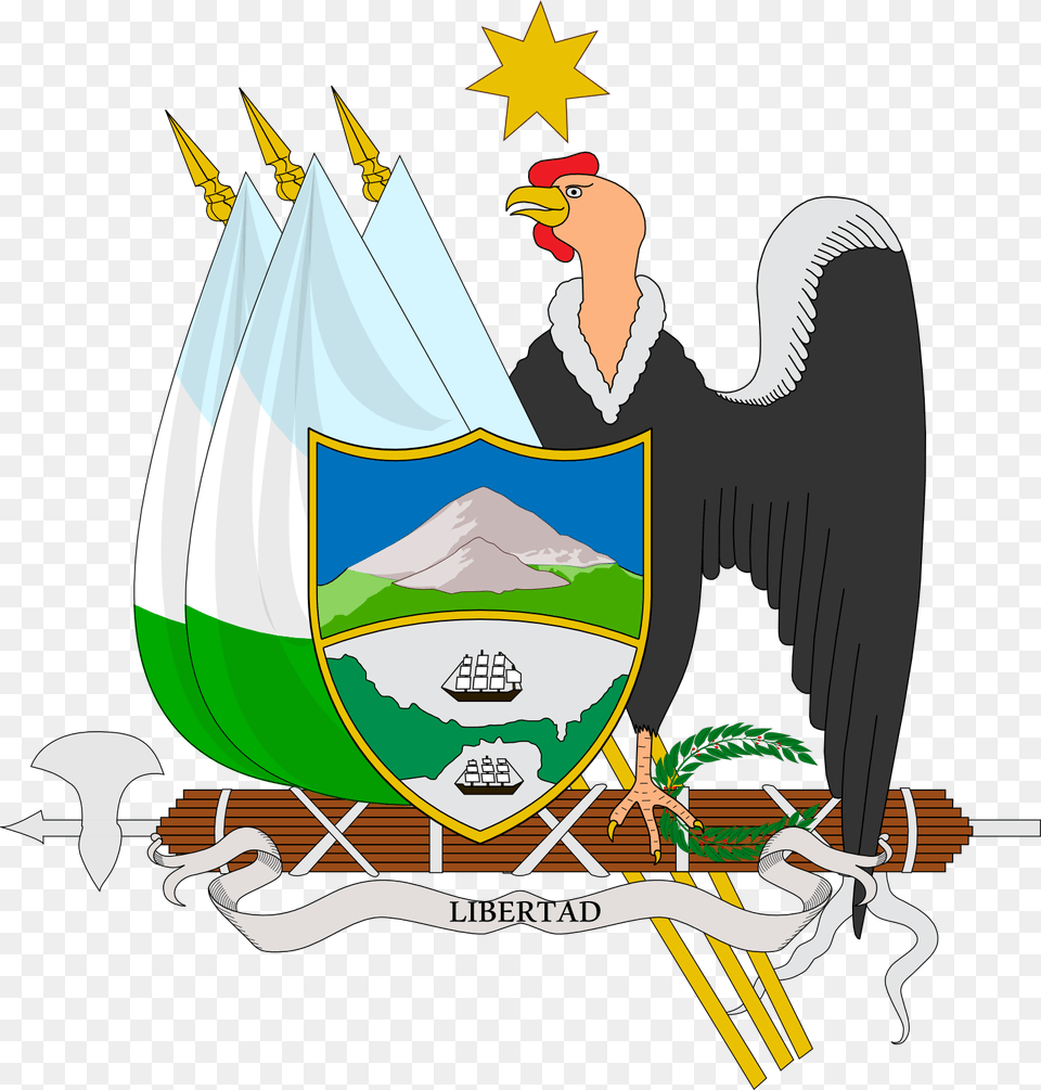 Alternate History Alternative Colombia Coat Of Arms, Animal, Bird, Vulture Png
