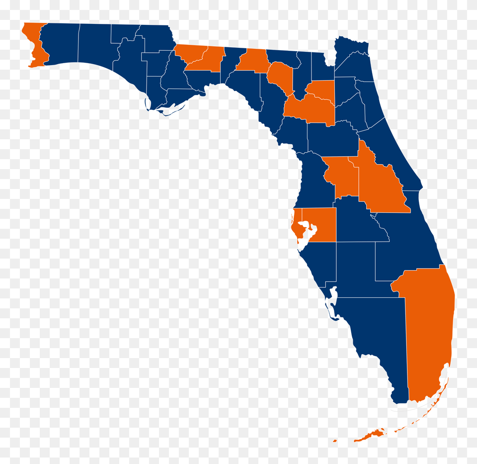Alternate History Florida Presidential Election, Chart, Plot, Map, Atlas Free Png Download