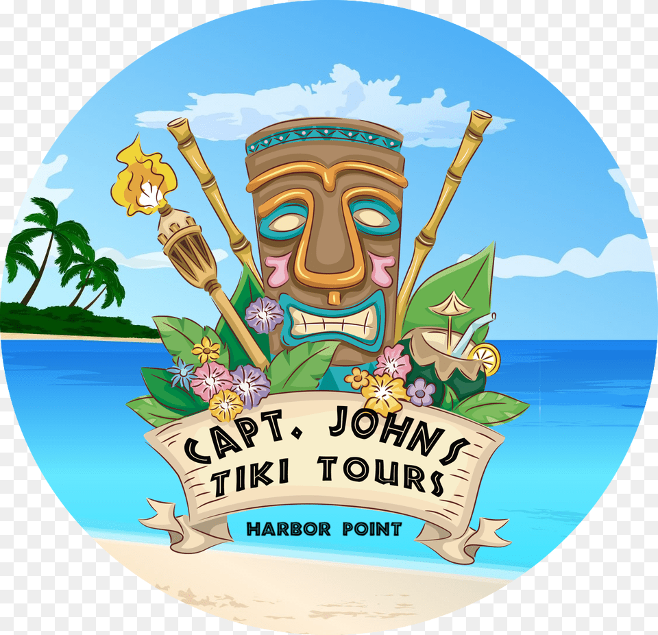 Alternate Text Capt John39s Tiki Tours, Emblem, Symbol, Architecture, Pillar Free Png Download