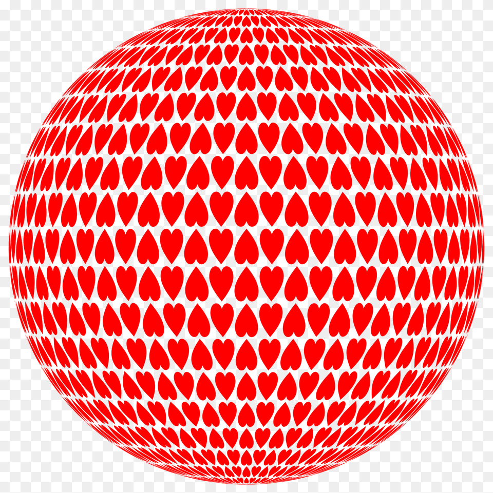 Alternating Hearts Sphere Clipart Png Image