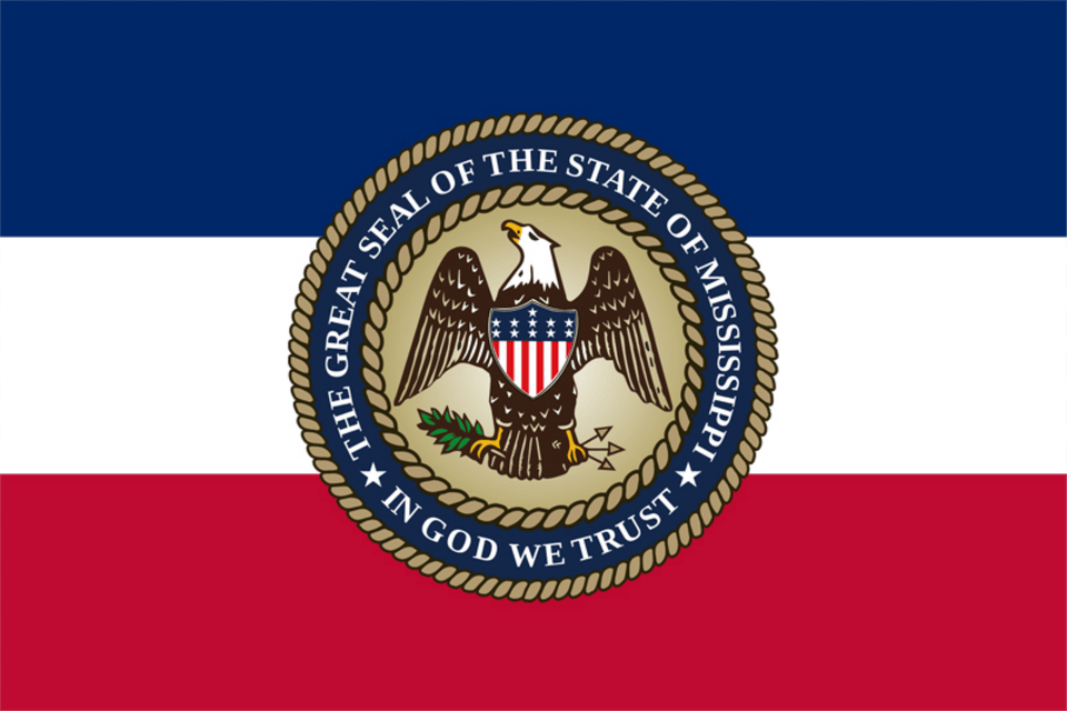 Alternative Flag Of Mississippi Clipart, Badge, Emblem, Logo, Symbol Png Image