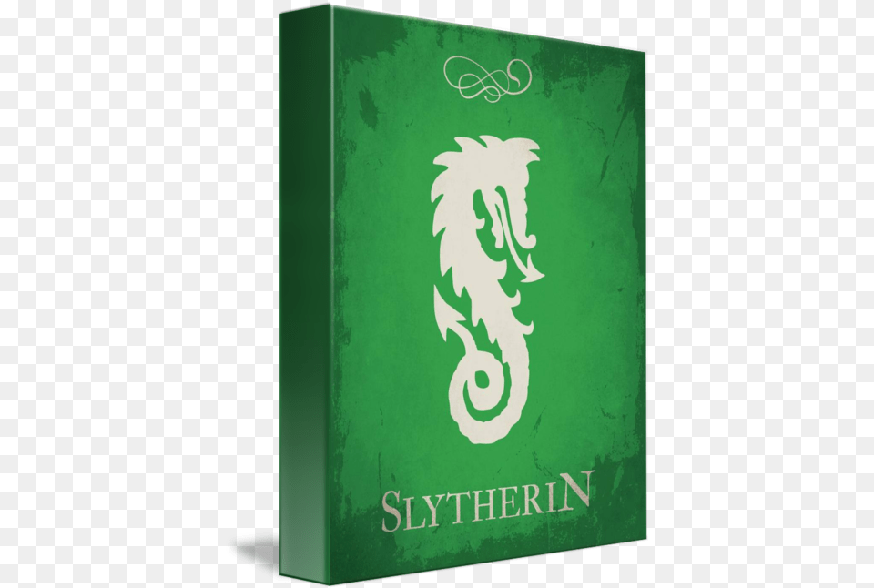 Alternative Slytherin Emblem Movie Poster By Goldenplanet Prints Dragon, Bottle, Book, Publication Png Image
