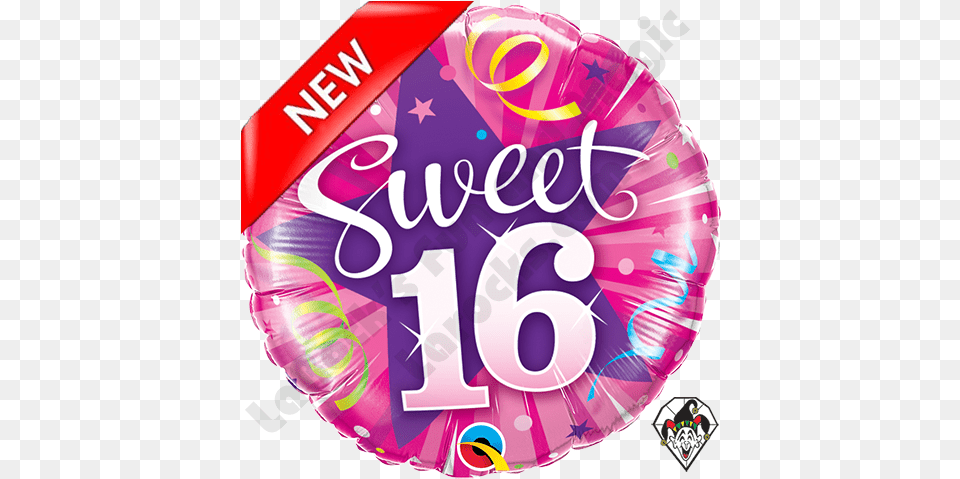 Alternative Views 18 Inch Sweet 16 Shining Star Packaged New Year, Symbol, Balloon, Text, Number Png