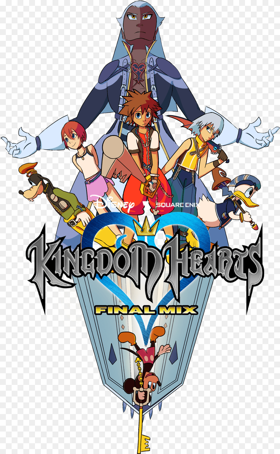 Although My Heart May Be Weak Itu0027s Not Alone Kingdom Kingdom Hearts, Publication, Book, Comics, Person Free Png