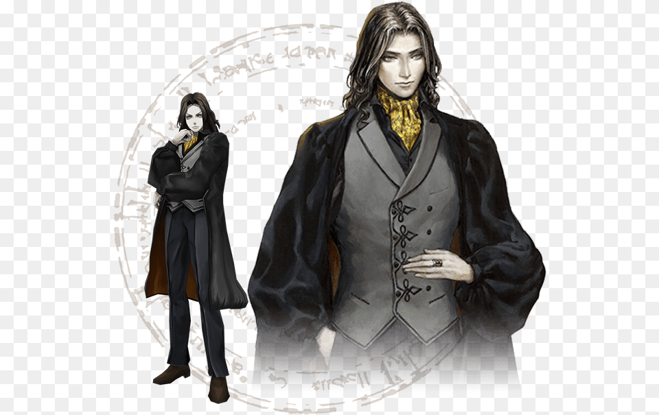 Alucard Castlevania Grimoire Of Souls, Clothing, Coat, Fashion, Jacket Png Image