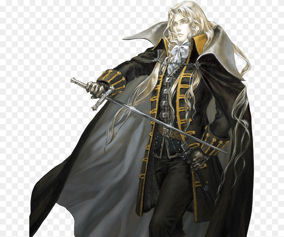 Alucard Castlevania Harmony Of Despair Alucard, Fashion, Sword, Weapon, Adult Free Png