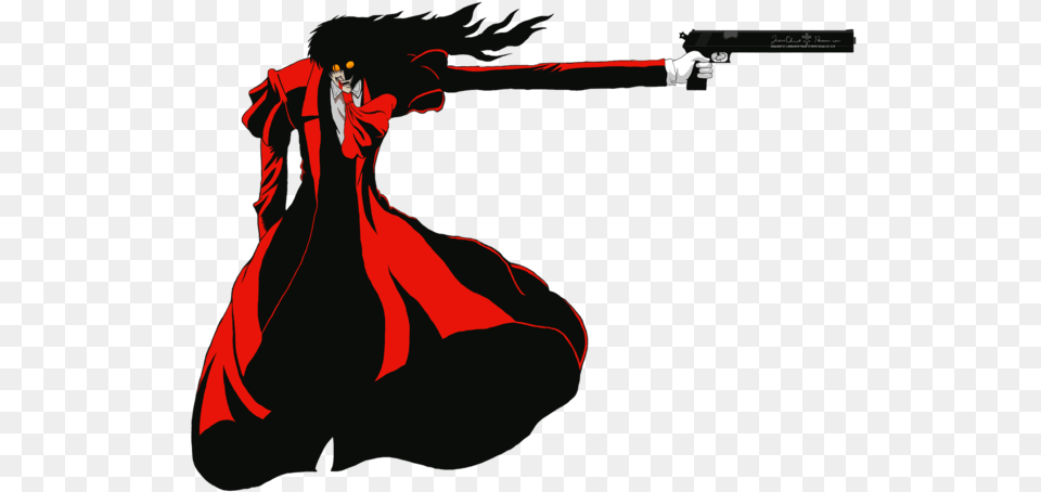 Alucard Hellsing, Fashion, Adult, Female, Person Png