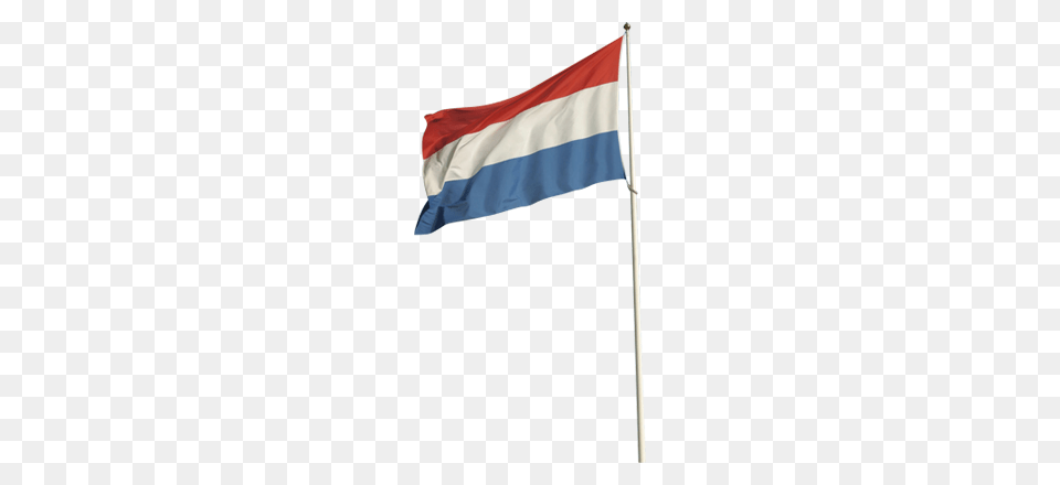 Aluminium Conical Flagpole With Orange Top Line And Cleat, Flag, Netherlands Flag Png