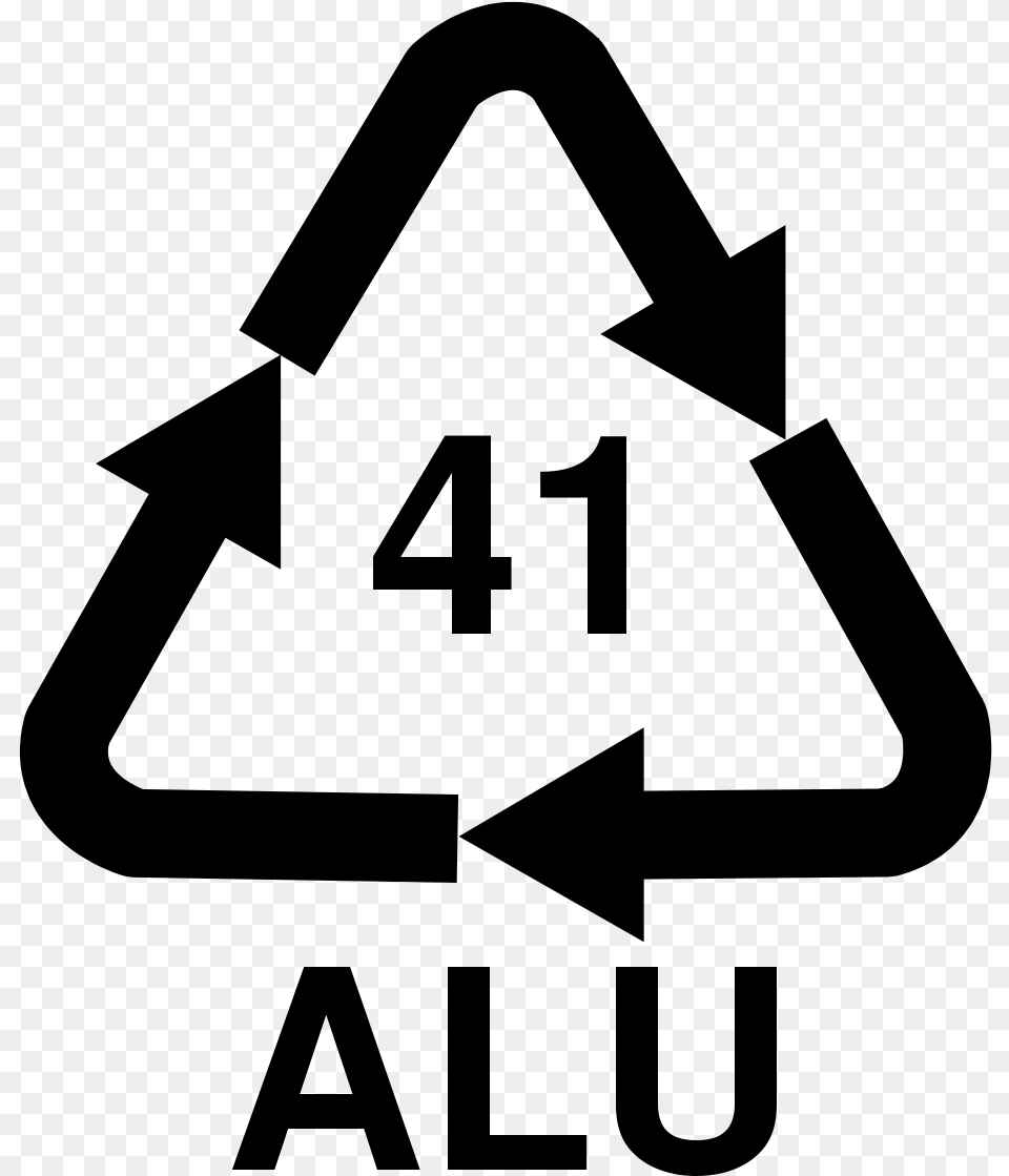 Aluminium Recycling Symbol, Gray Free Transparent Png