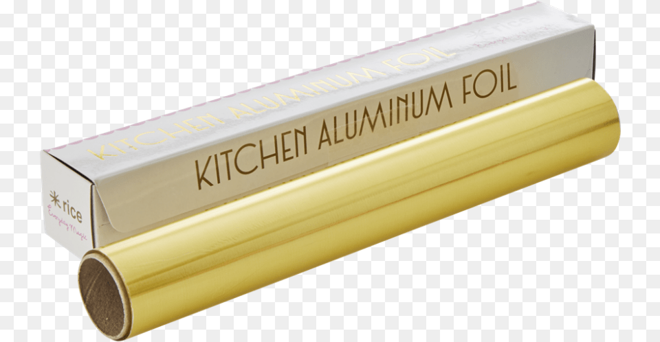 Aluminum Kitchen Foil In Gold By Rice Dk Rice Aluminum Foil, Box Free Png