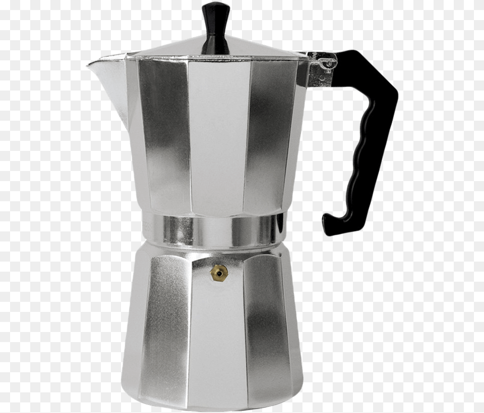 Aluminum Stovetop Espresso Coffee Maker 6 Cup Espresso Pot Stainless Steel, Appliance, Device, Electrical Device, Mixer Png