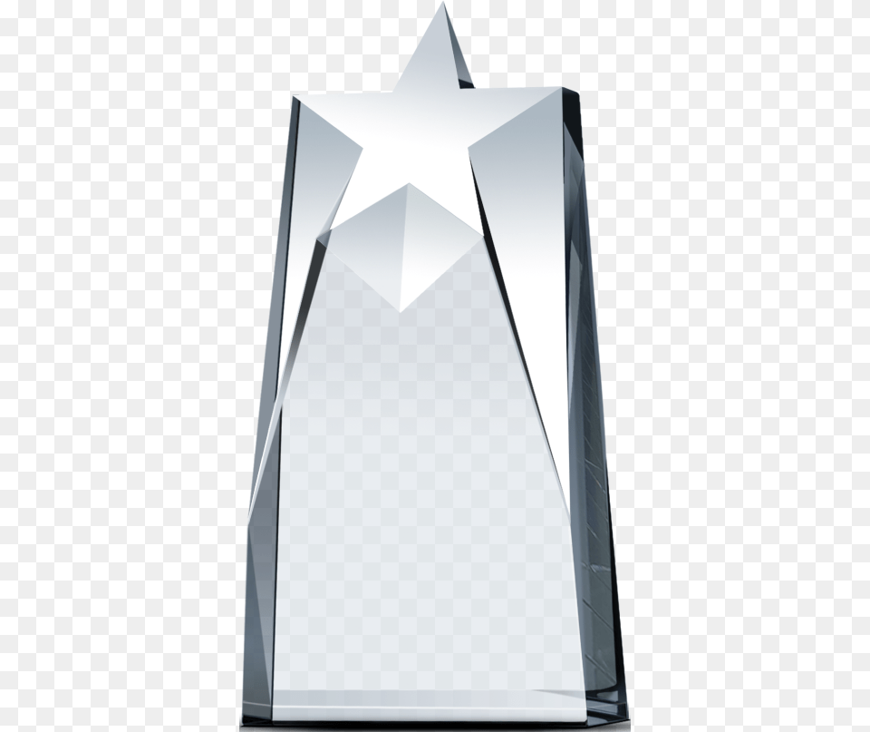 Alumni Gift Crystal Star Tower Award Award, City, Urban, White Board, Triangle Free Png Download