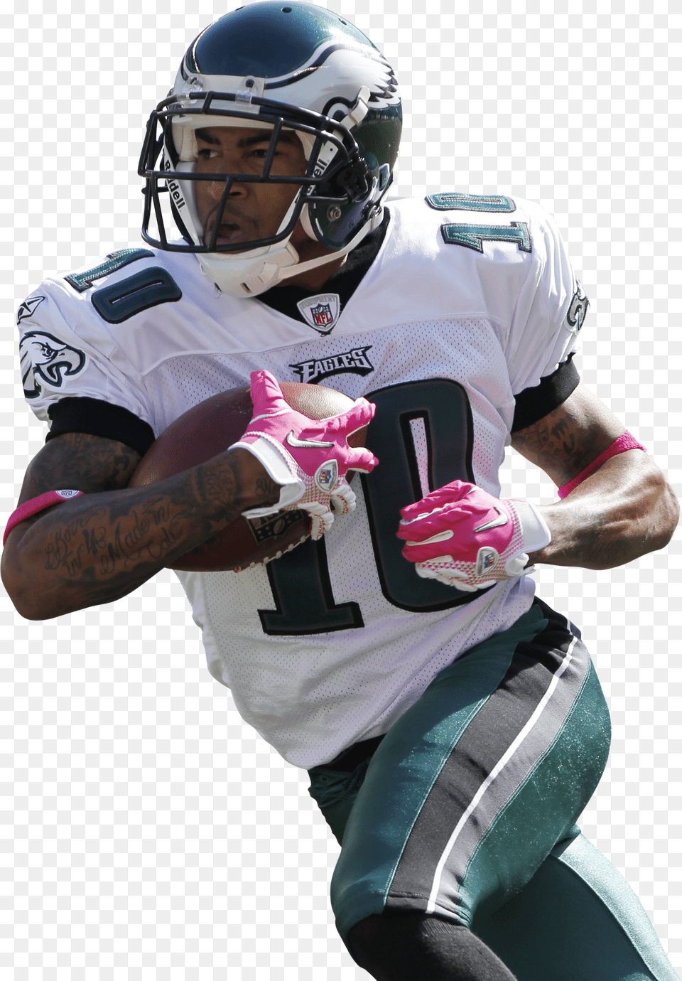 Alumni Philadelphia Eagles Desean Jackson Autographed Philadelphia Eagles, Clothing, Glove, Helmet, Adult Free Png Download