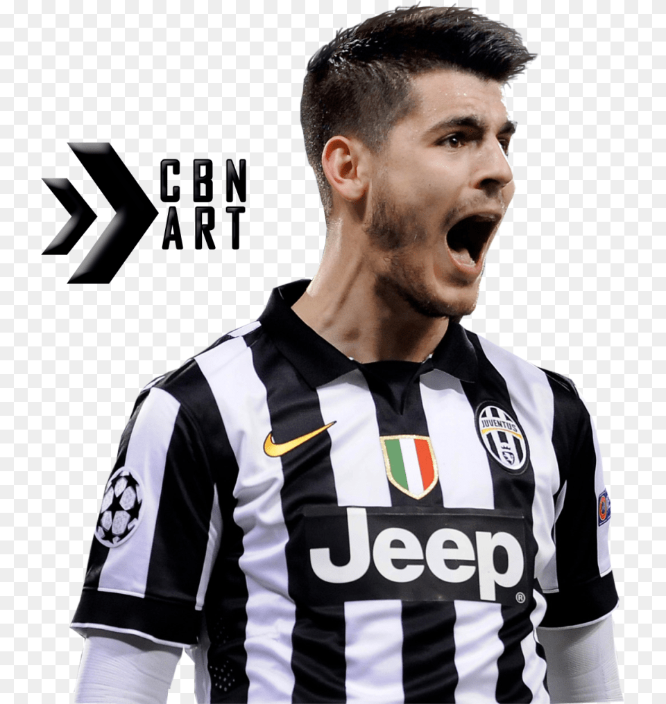 Alvaro Morata Render Juventus Photo Alvaro Zpshskef96e Player, Adult, Person, Man, Male Png