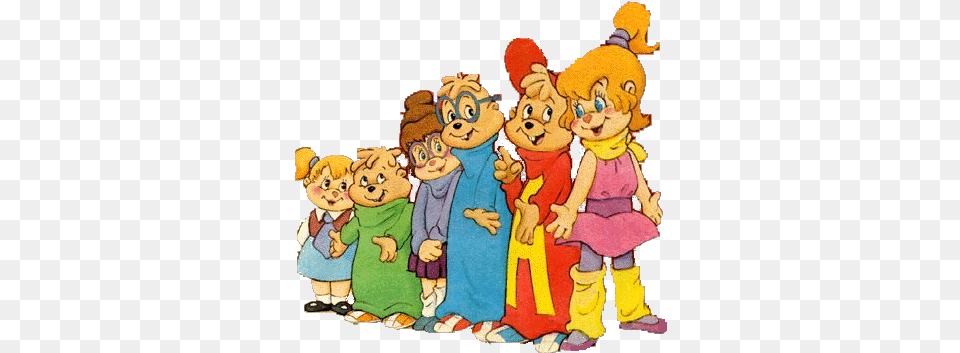 Alvin And The Chipmunks Alvin And The Chipmunks 80s, Baby, Person, Teddy Bear, Toy Png Image