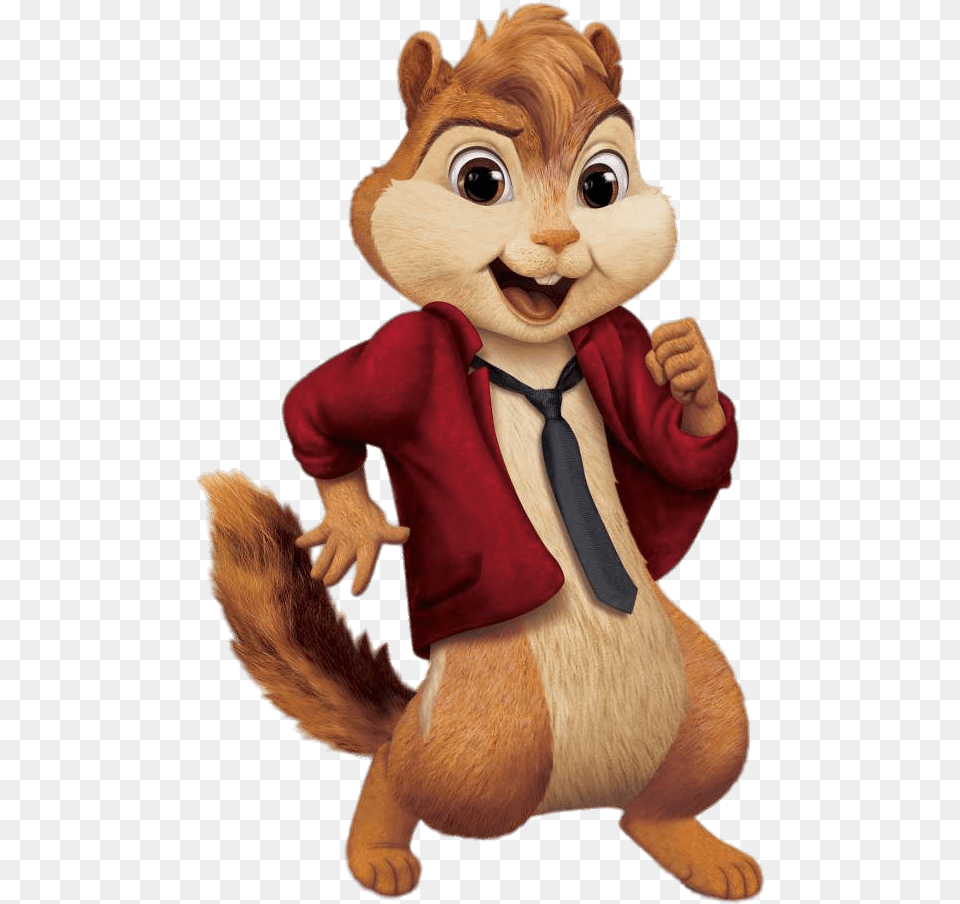 Alvin And The Chipmunks Alvin Wearing Black Tie Alvin And The Chipmunks Alvin, Accessories, Formal Wear, Animal, Bear Free Png