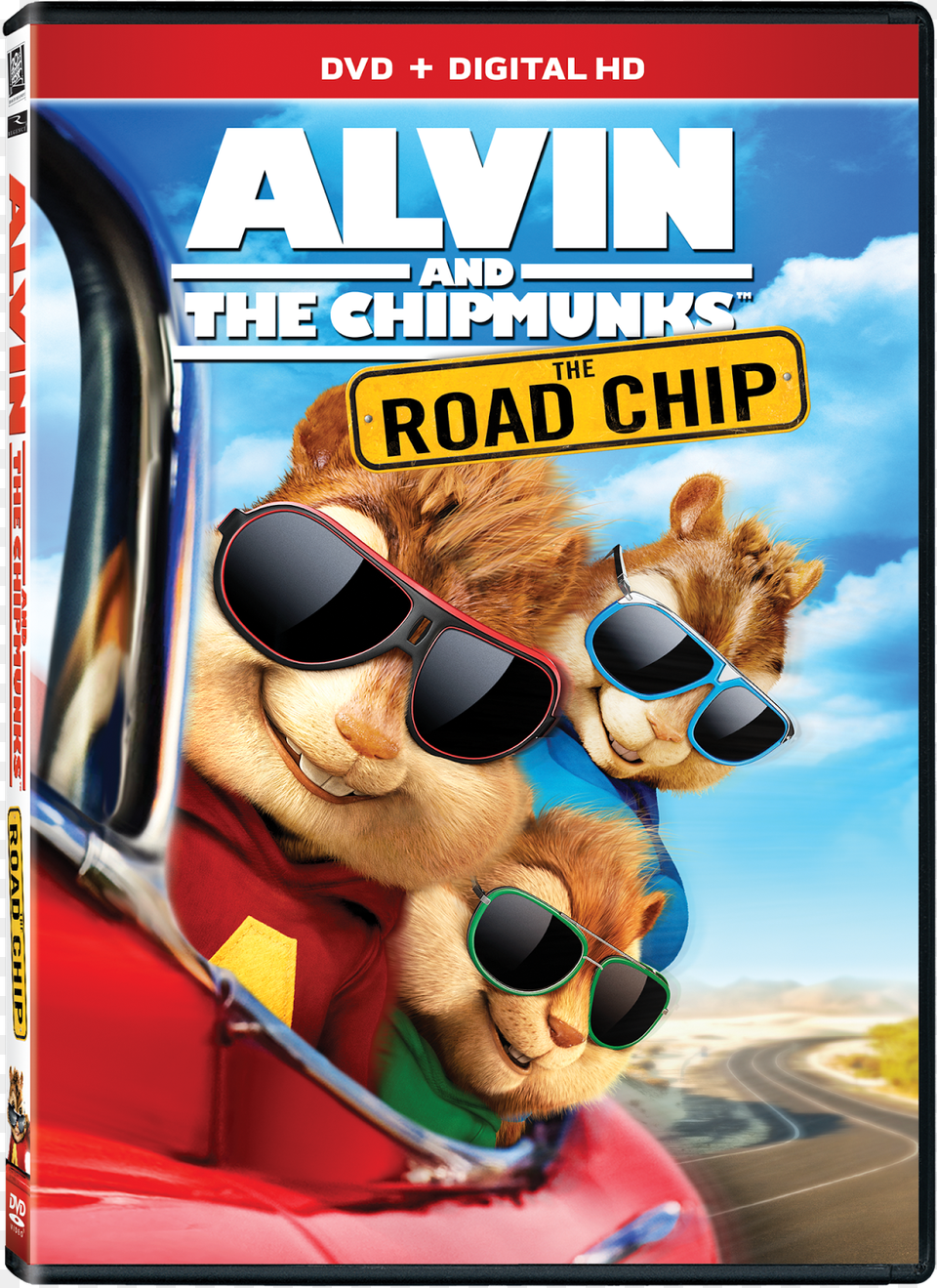Alvin And The Chipmunks The Road Chip Dvd, Accessories, Sunglasses, Advertisement, Animal Free Png Download