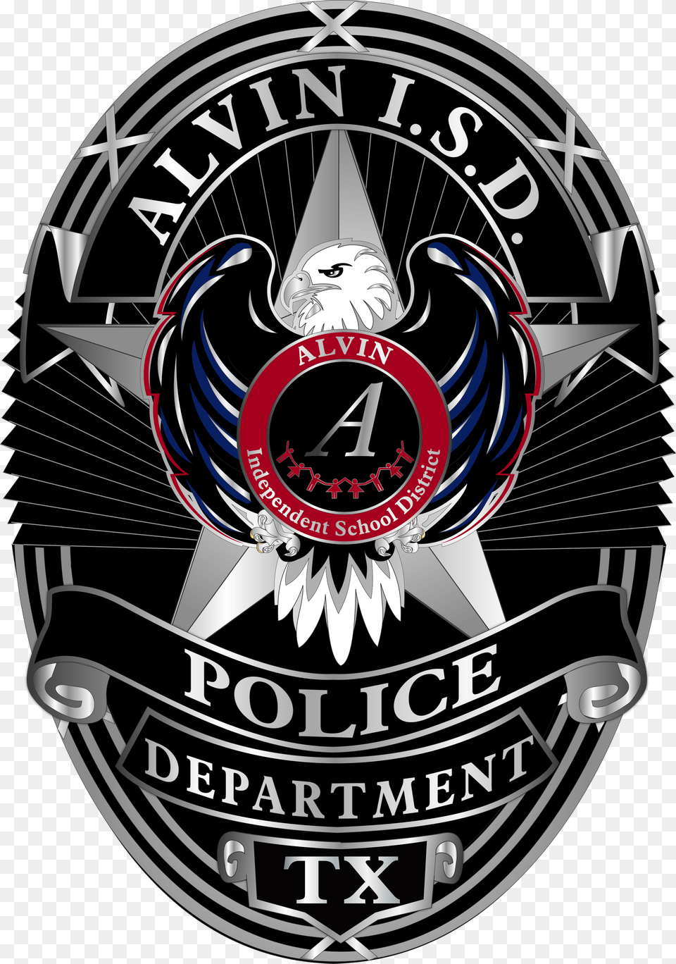 Alvin Isd Police Badge, Emblem, Logo, Symbol Free Png