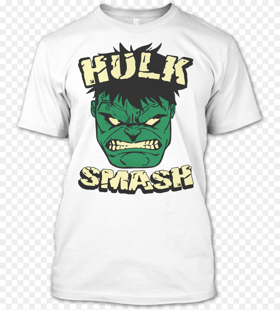 Always Angry Hulk T Shirt The Incredible Smash Fishing T Shirts For Day, Clothing, T-shirt, Face, Head Png