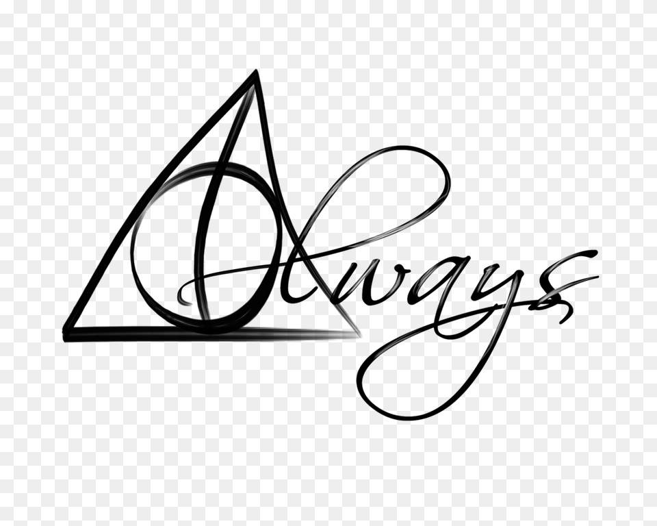 Always Deathly Hallows Harry Potter Hp Gift Ideas Videos, Silhouette, First Aid, Firearm, Gun Free Png Download
