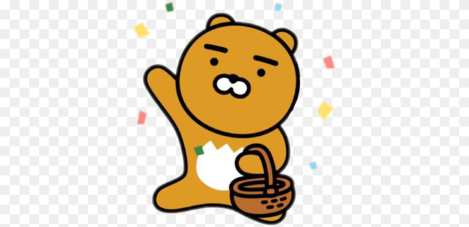 Always Do Your Kakao Kakaofriends Ryan Bear Cut, Food, Sweets, Ammunition, Grenade Free Png Download