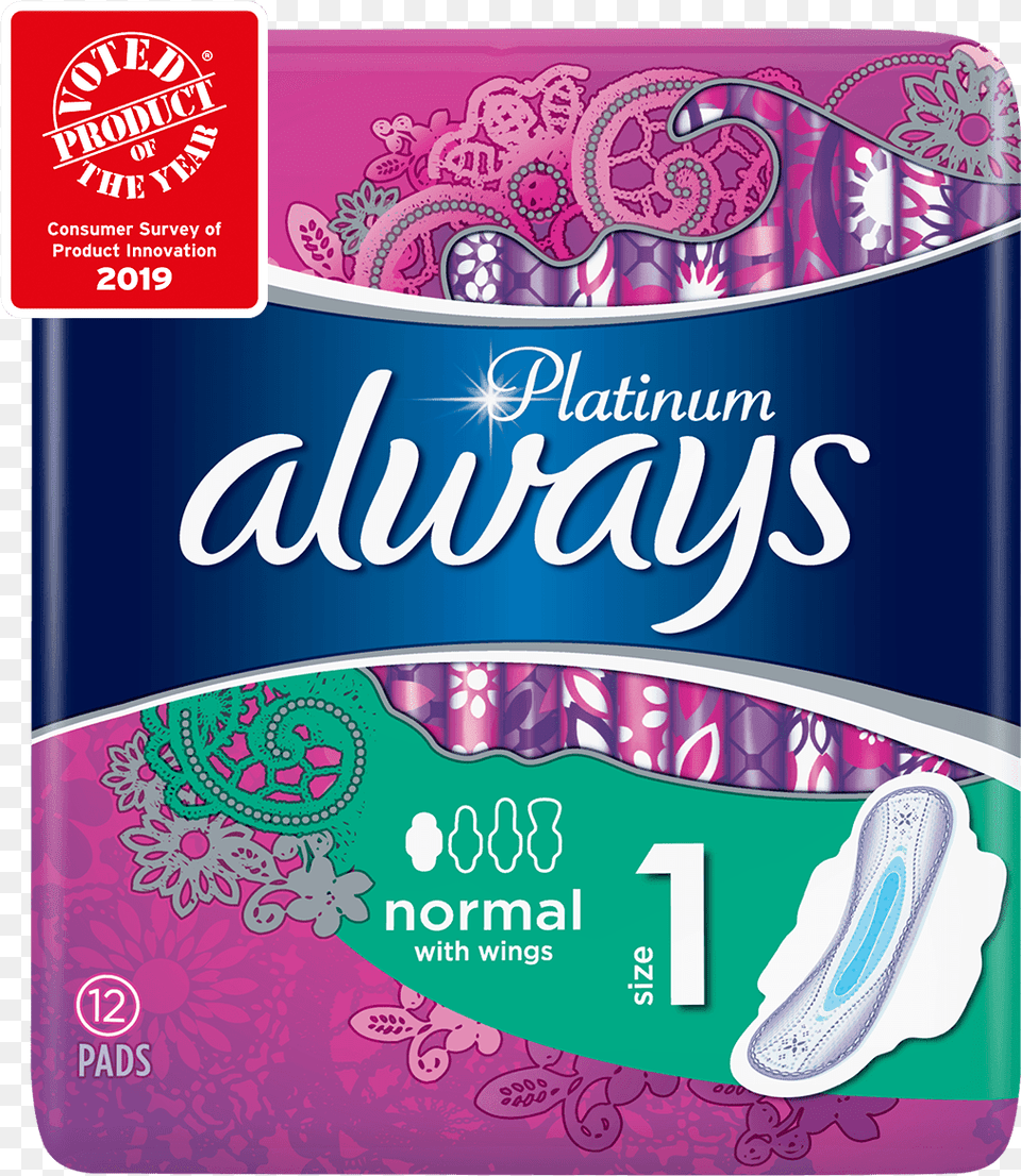 Always Platinum Normal Size 1 Sanitary Towels Always Platinum Free Png