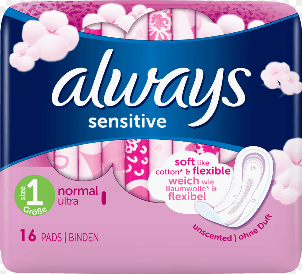 Always Sensitive Normal Ultra Sanitary Towels Always Sensitive Png Image