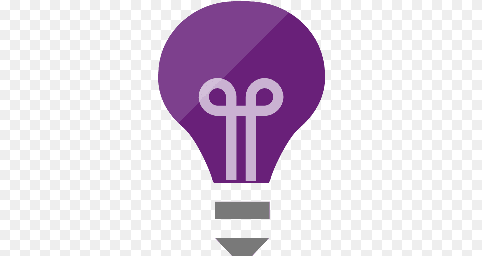 Always Up Azure Application Insights Icon, Light, Purple, Lightbulb Png Image