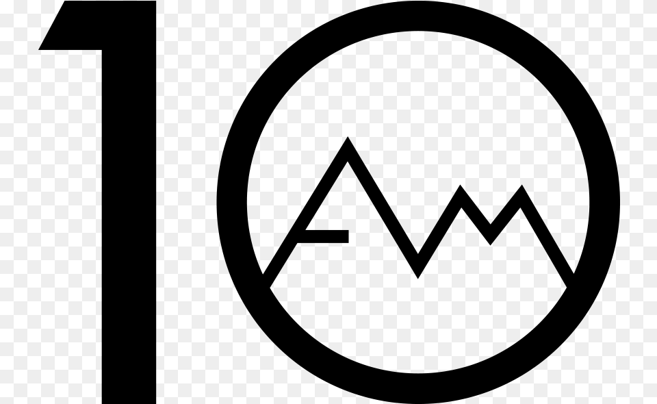 Am 10 Circle, Gray Png Image