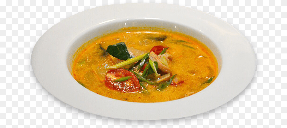 Am Tom Yam Krevetka Yellow Curry, Bowl, Dish, Food, Meal Free Transparent Png