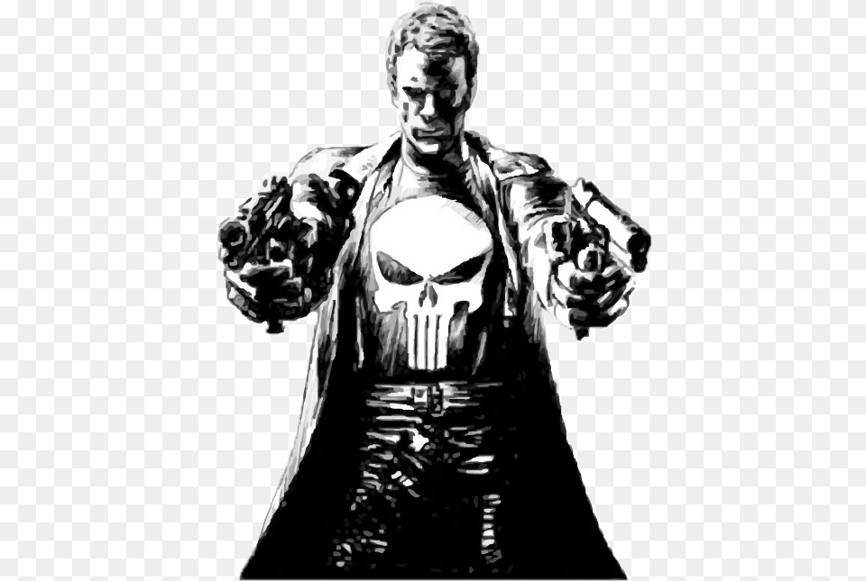 Am 534 Punisher Dredd The Punisher, Adult, Male, Man, Person Png Image