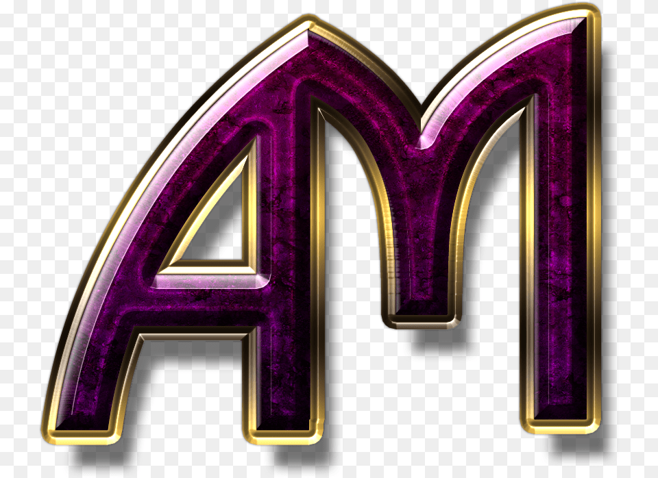 Am Logo In Format Am Love Logo, Purple, Text, Number, Symbol Free Png Download