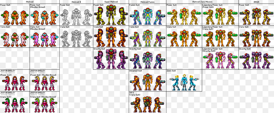 Am2r Metroid Fusion Samus Sprites, Book, Comics, Publication, Person Png Image