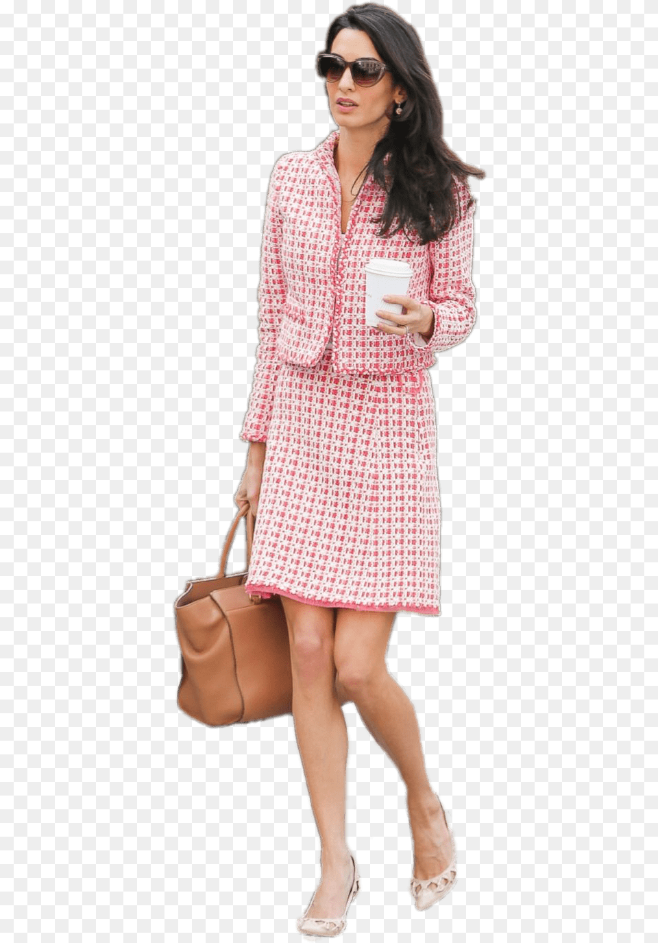 Amal Clooney In The City Girl, Accessories, Bag, Clothing, Sleeve Free Png