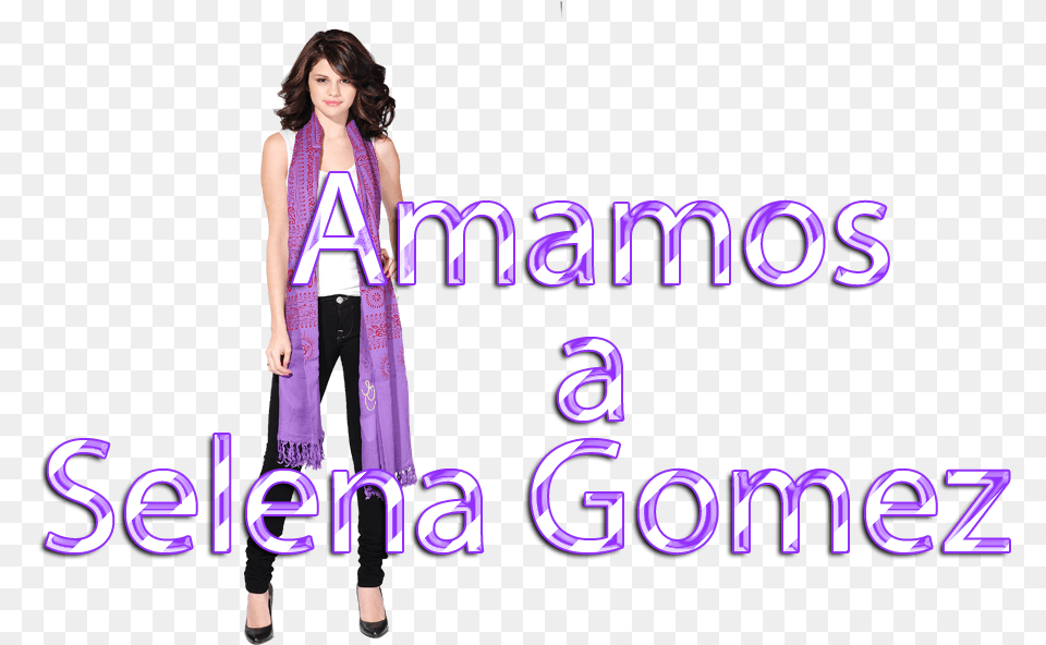 Amamos A Selena Gomez Selena Gomez Wallpaper 2010, Purple, Woman, Adult, Person Free Transparent Png