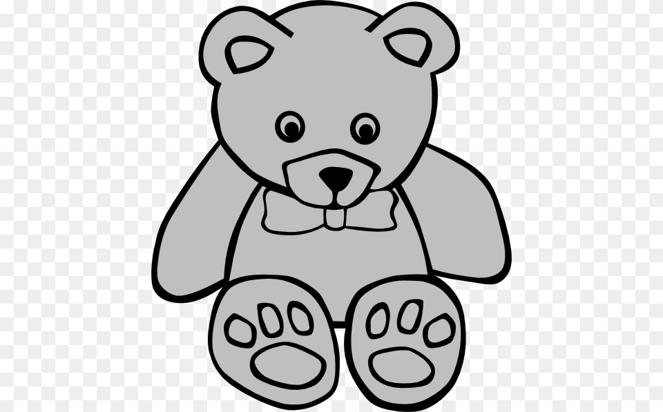 Aman Bear Svg Clip Arts Stuffed Toy Black And White, Teddy Bear, Animal, Mammal, Wildlife Free Png