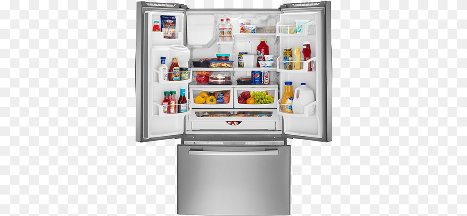 Amana Refrigerators Amana Afi2539er French Door Bottom Freezer Refrigerator, Appliance, Device, Electrical Device Free Png