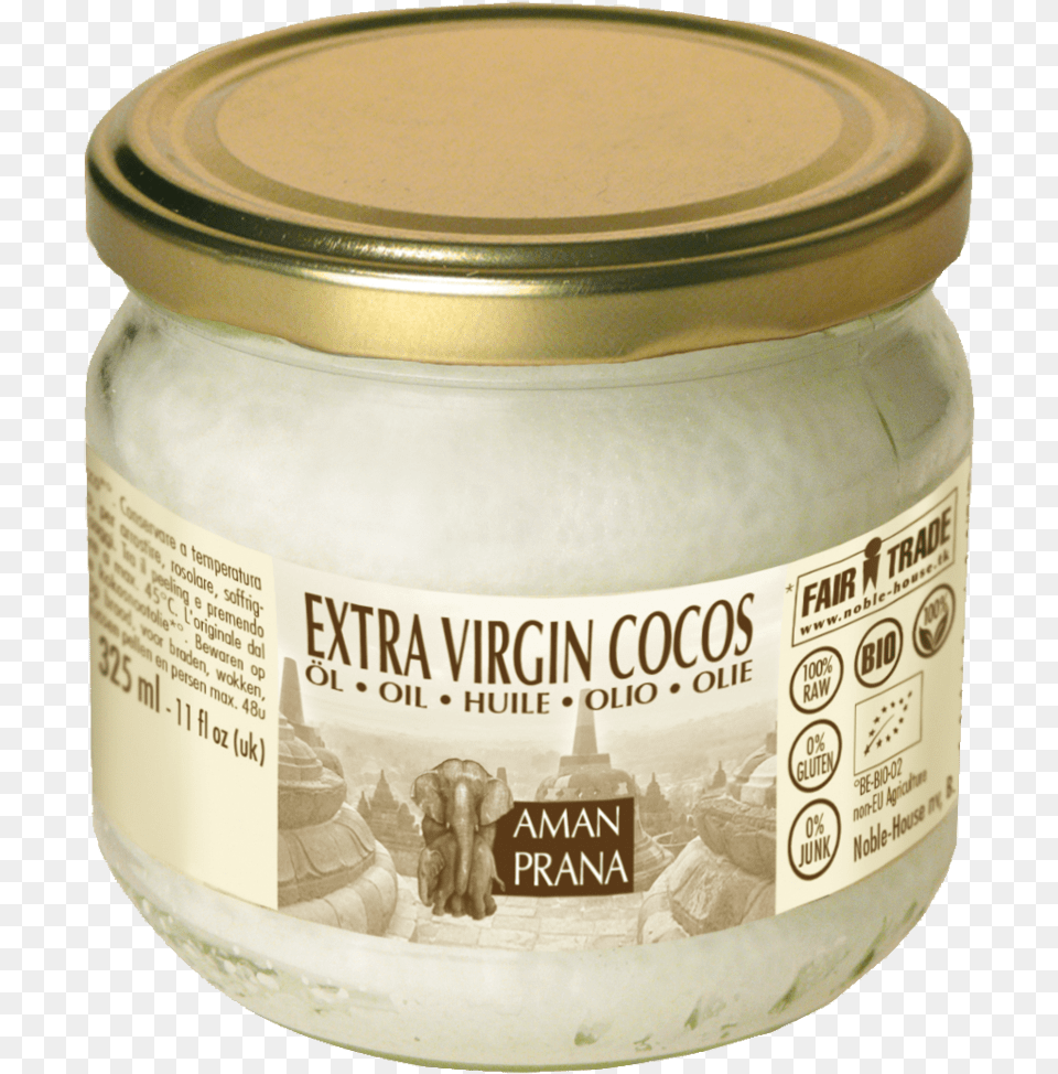 Amanprana Coconut Oil, Jar, Can, Tin, Animal Png