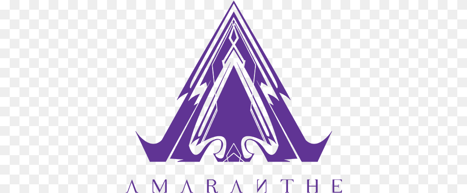 Amaranthe U2013 Rebellion Republic Amaranthe Logo, Triangle, Purple, Symbol Free Transparent Png