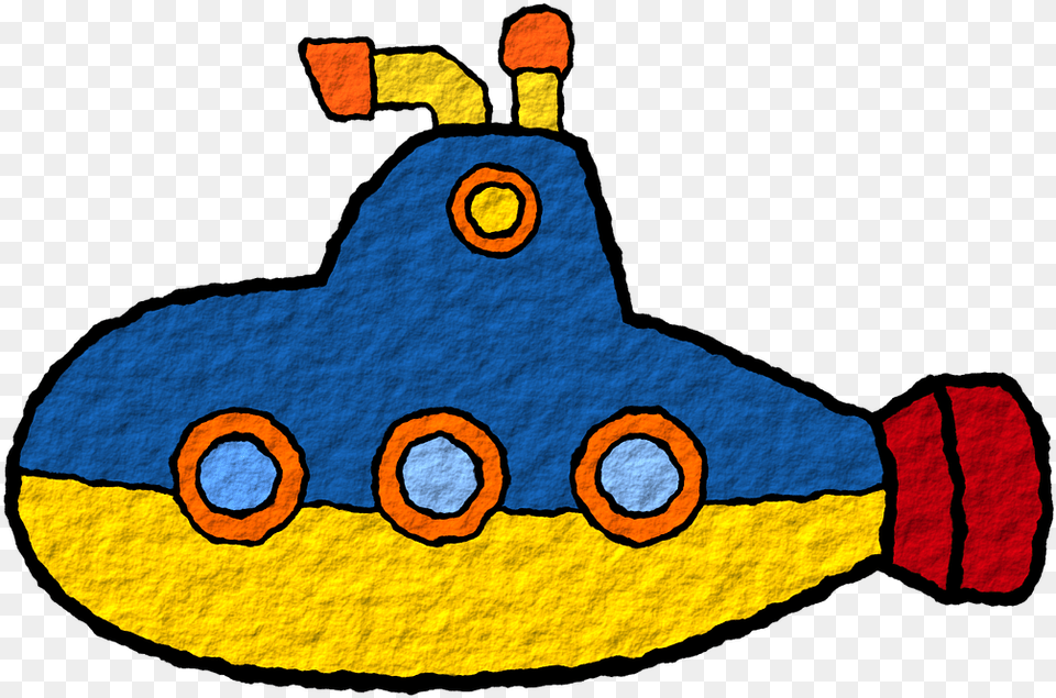Amarillo Blue El Mar Submarine Clipart, Baby, Person, Pattern, Art Free Png