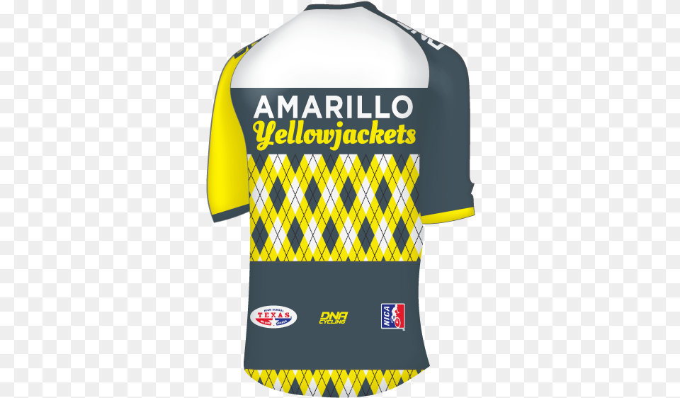 Amarillo Yellow Jacket Freeride Jersey Sports Jersey, Clothing, Shirt Png