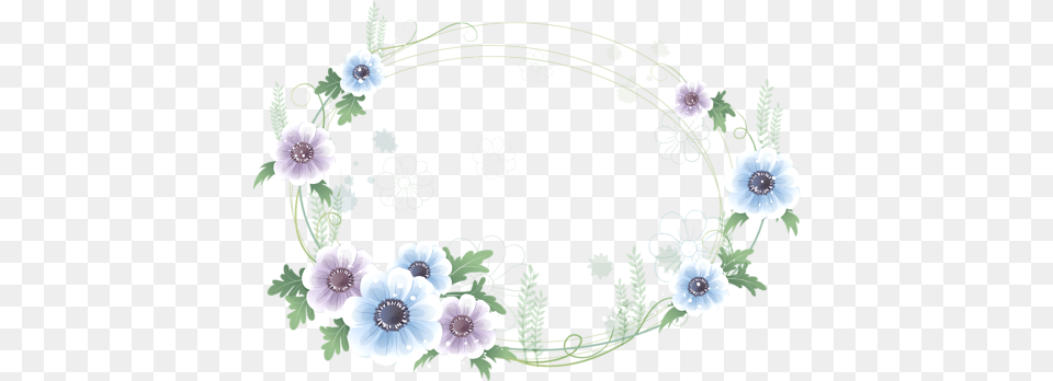 Amarna Artesanato E Imagens Arcos De Flores Em Oval Flower Frame, Anemone, Pattern, Plant, Accessories Png