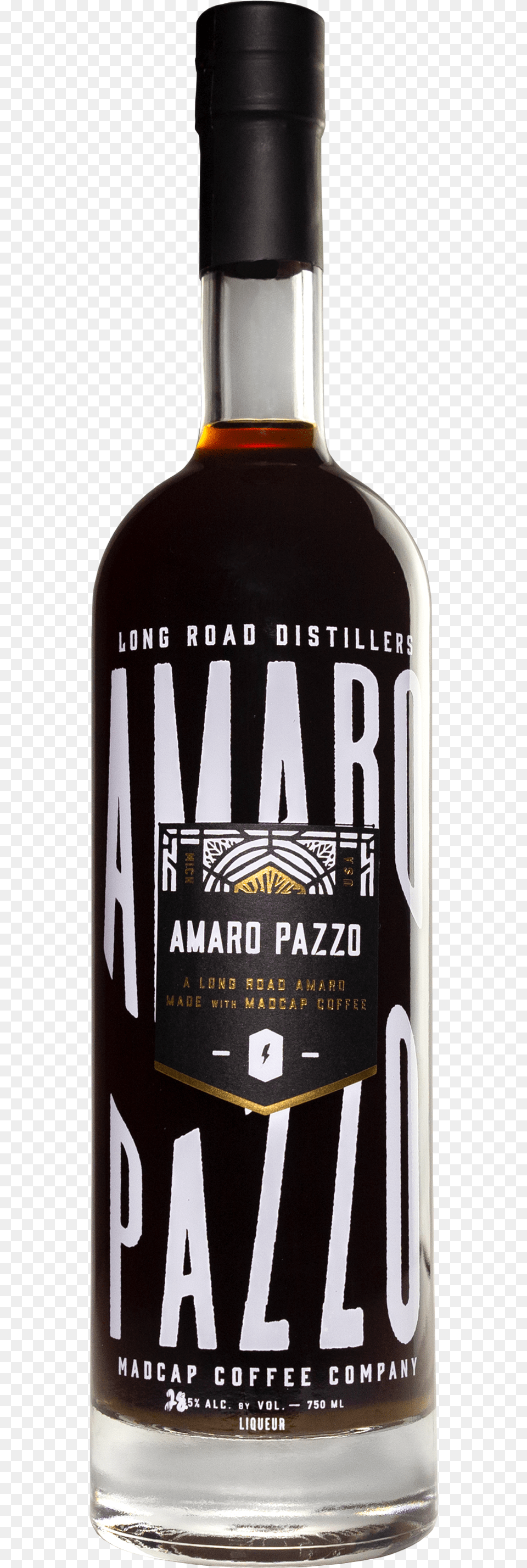 Amaro Pazzo Long Road Distillers Liqueur, Alcohol, Beverage, Liquor, Beer Png Image