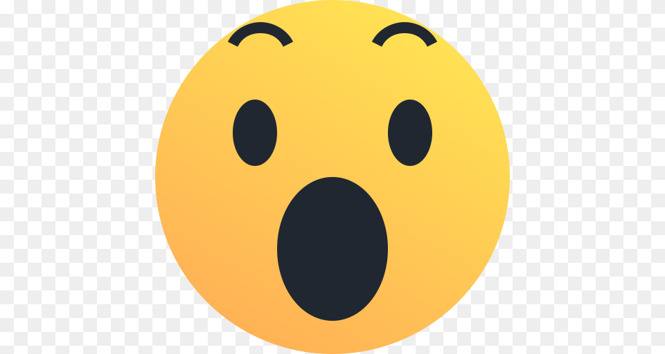 Amaze Emoji Emoticon Reaction Shock Surprise Icon, Sphere, Astronomy, Moon, Nature Free Png