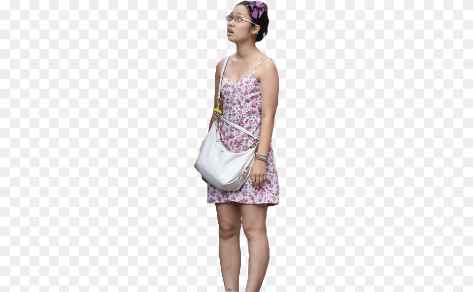 Amazed Asian Girl Transparent Asian Girl, Accessories, Purse, Person, Handbag Free Png Download